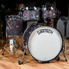 Gretsch Broadkaster 10/12/16/22 4pc. Drum Kit Black Satin Flame Drums and Percussion / Acoustic Drums / Full Acoustic Kits