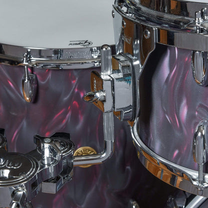 Gretsch Broadkaster 10/12/16/22 4pc. Drum Kit Black Satin Flame Drums and Percussion / Acoustic Drums / Full Acoustic Kits