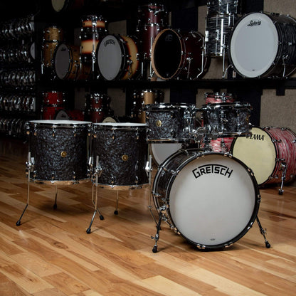 Gretsch Broadkaster 12/13/16/18/22 5pc. Drum Kit Deep Black Marine Pearl Drums and Percussion / Acoustic Drums / Full Acoustic Kits