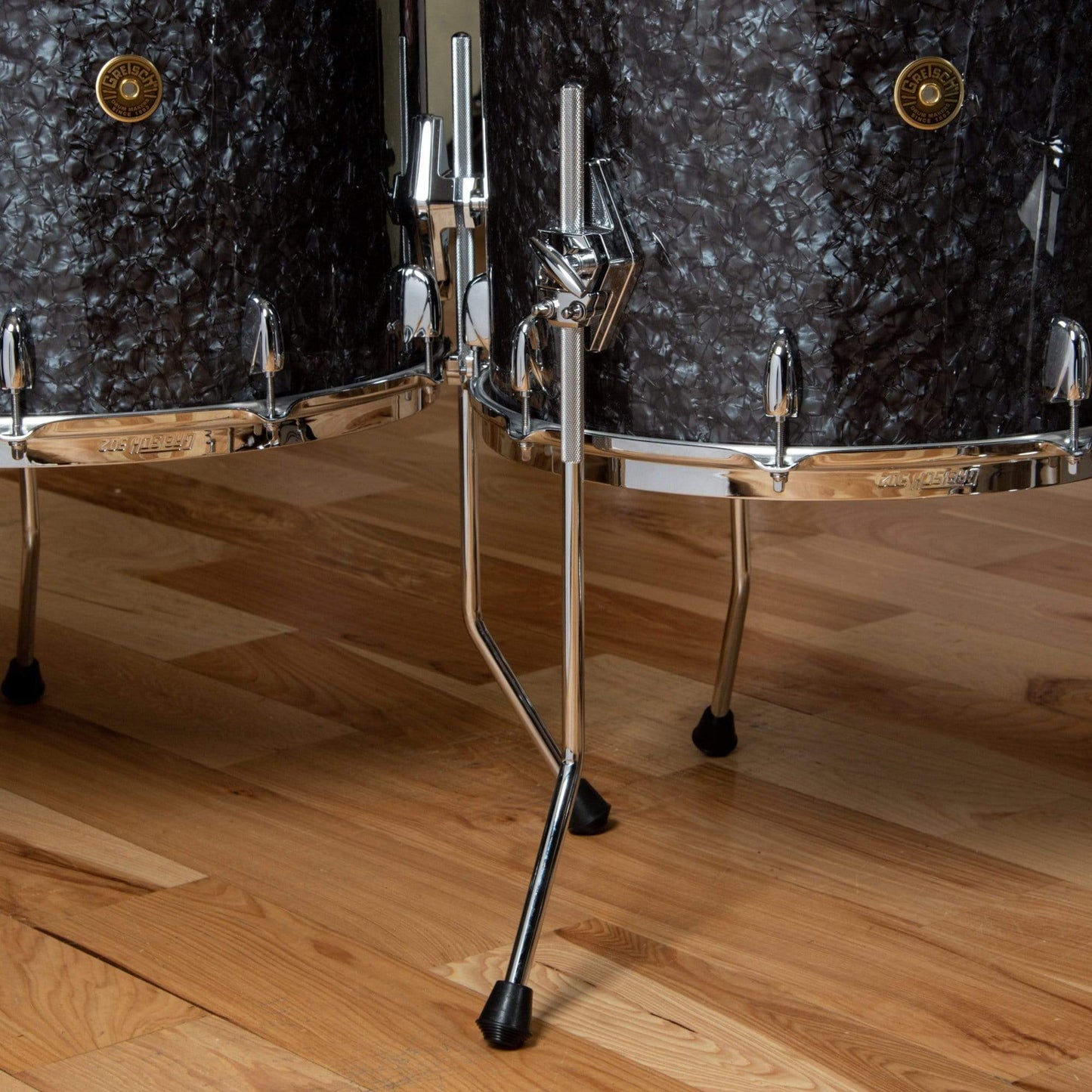 Gretsch Broadkaster 12/13/16/18/22 5pc. Drum Kit Deep Black Marine Pearl Drums and Percussion / Acoustic Drums / Full Acoustic Kits