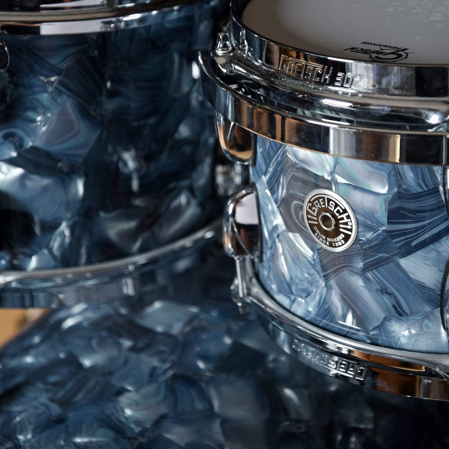 Gretsch Brooklyn 10/12/14/16/22 5pc. Drum Kit Abalone Nitron Drums and Percussion / Acoustic Drums / Full Acoustic Kits