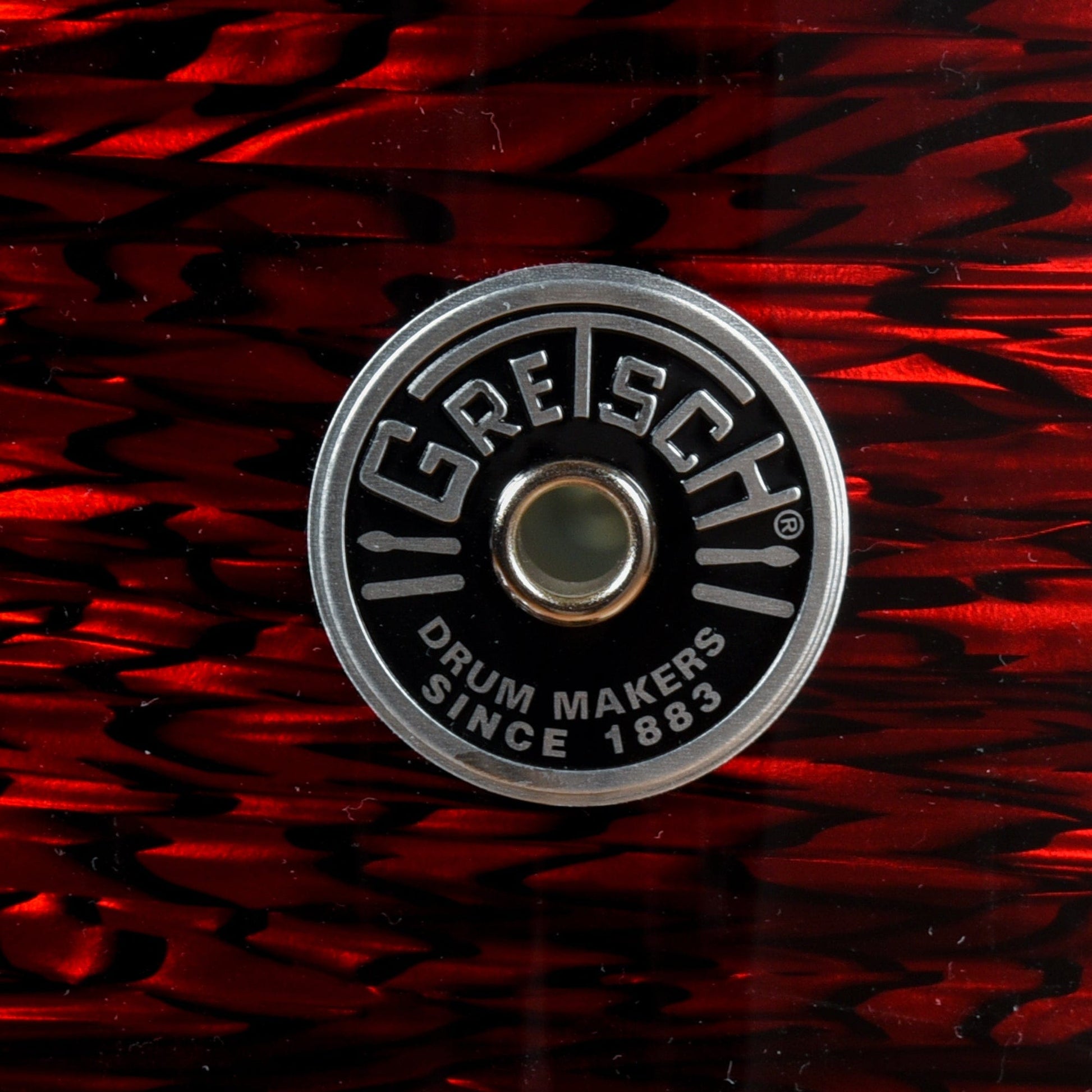 Gretsch Brooklyn 12/14/20 3pc. Drum Kit Red Silk Onyx Drums and Percussion / Acoustic Drums / Full Acoustic Kits