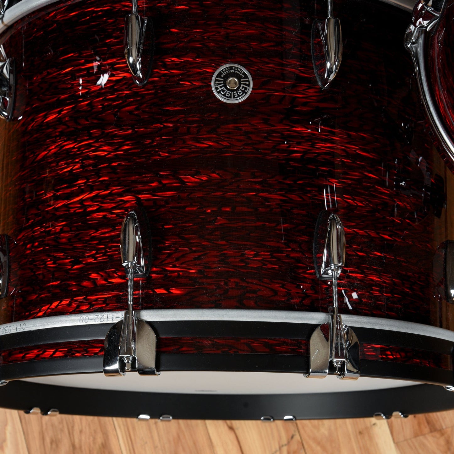 Gretsch Brooklyn 13/16/22 3pc. Drum Kit Red Silk Onyx Drums and Percussion / Acoustic Drums / Full Acoustic Kits
