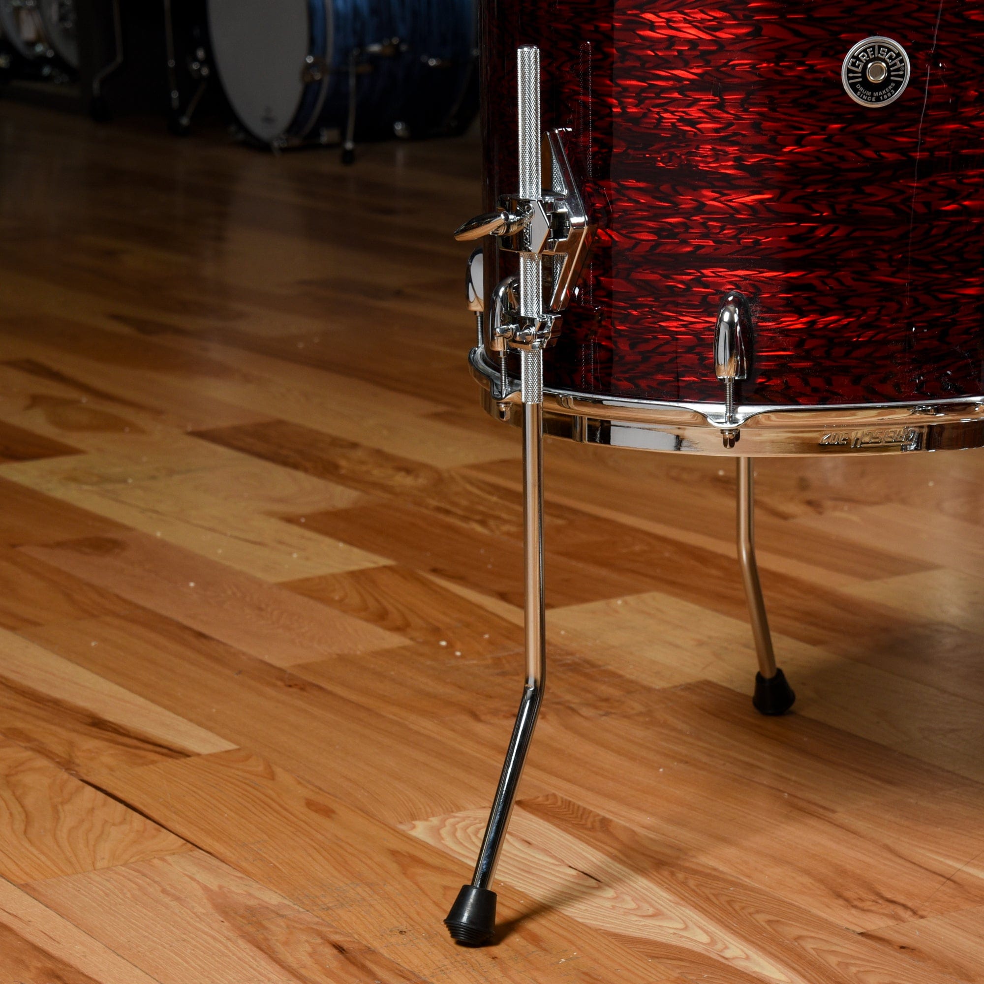 Gretsch Brooklyn 13/16/22 3pc. Drum Kit Red Silk Onyx Drums and Percussion / Acoustic Drums / Full Acoustic Kits