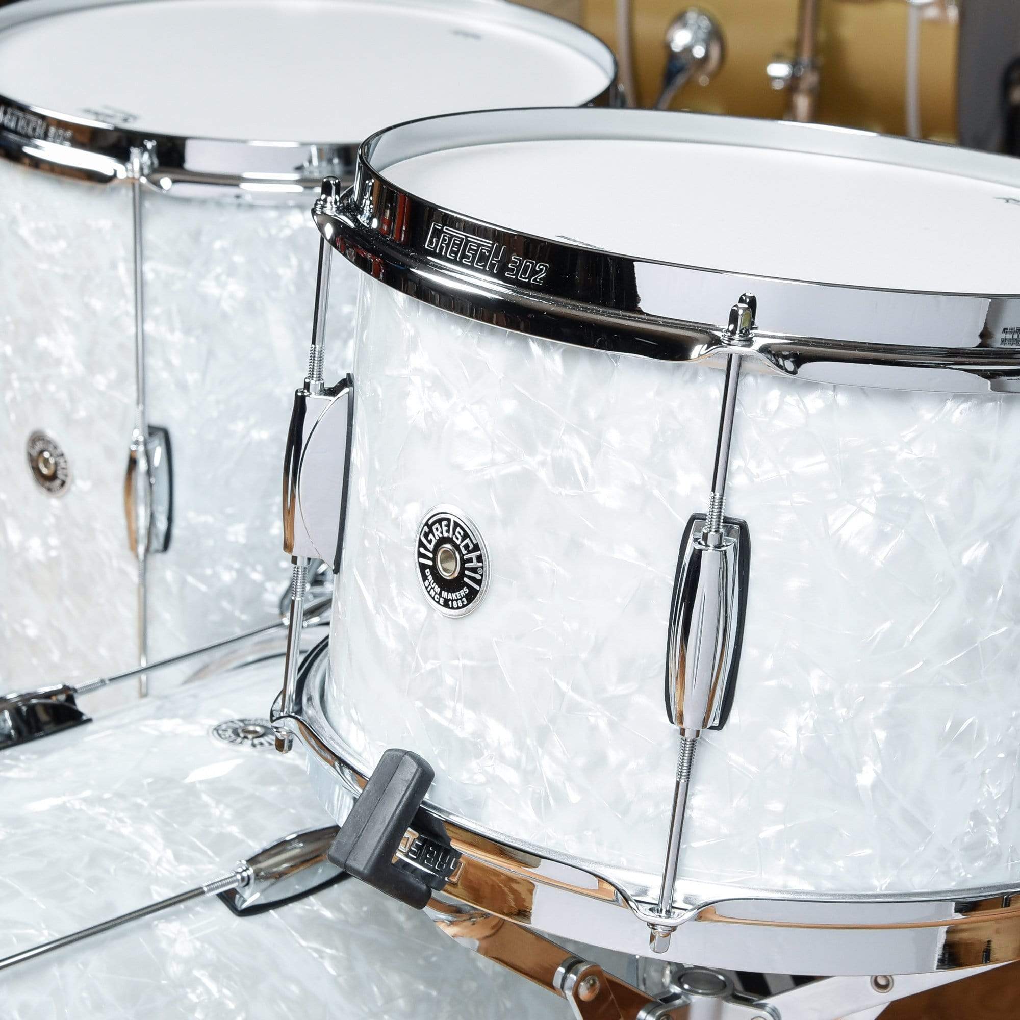 Gretsch Brooklyn Heritage 12/14/18 3pc. Drum Kit '60s Marine Pearl (CDE Exclusive) Drums and Percussion / Acoustic Drums / Full Acoustic Kits