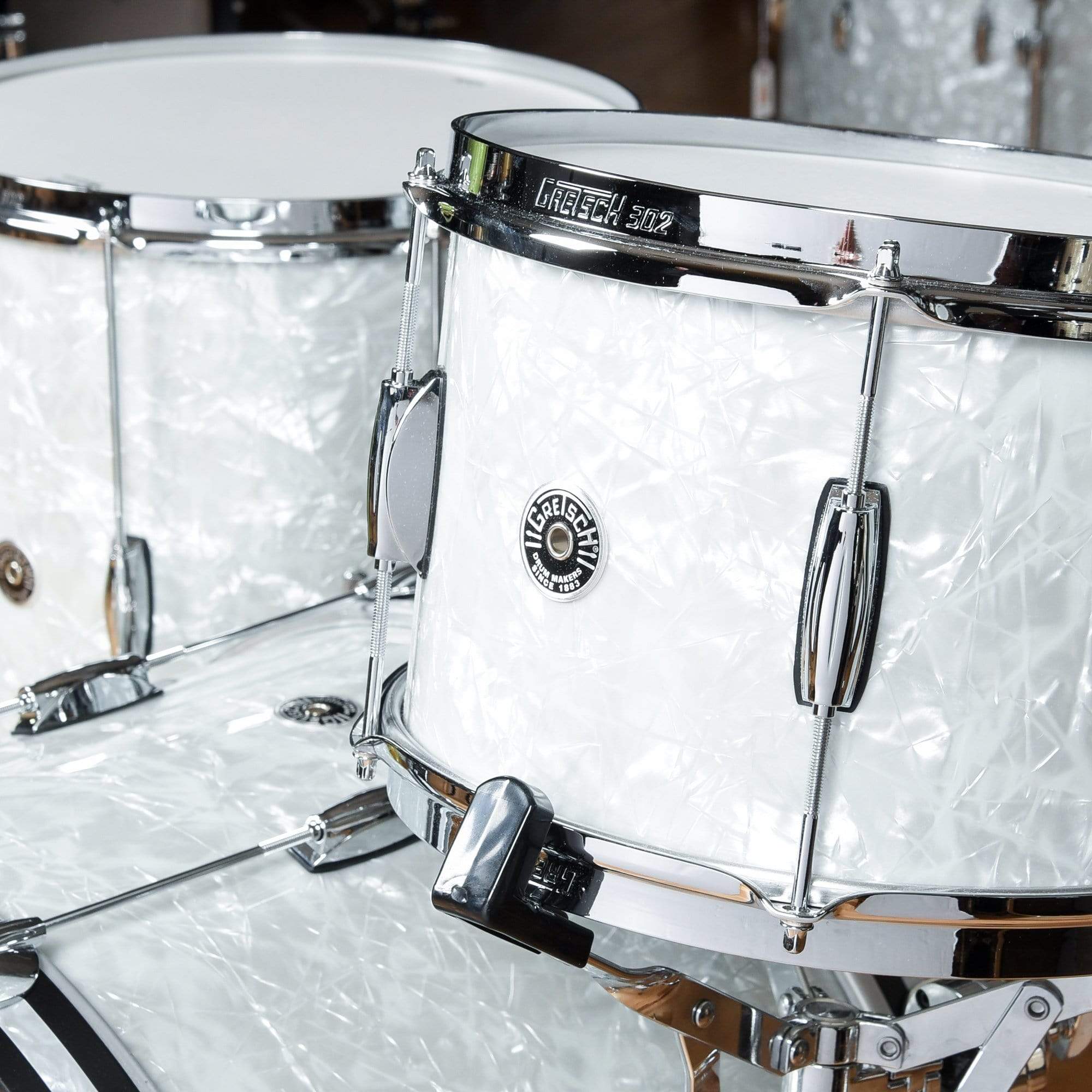 Gretsch Brooklyn Heritage 12/16/22/5x14 4pc. Drum Kit '60s Marine Pearl (CDE Exclusive) Drums and Percussion / Acoustic Drums / Full Acoustic Kits
