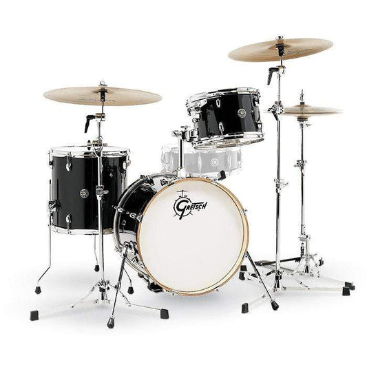 Gretsch Catalina Club 12/14/18 3pc. Drum Kit Piano Black Drums and Percussion / Acoustic Drums / Full Acoustic Kits