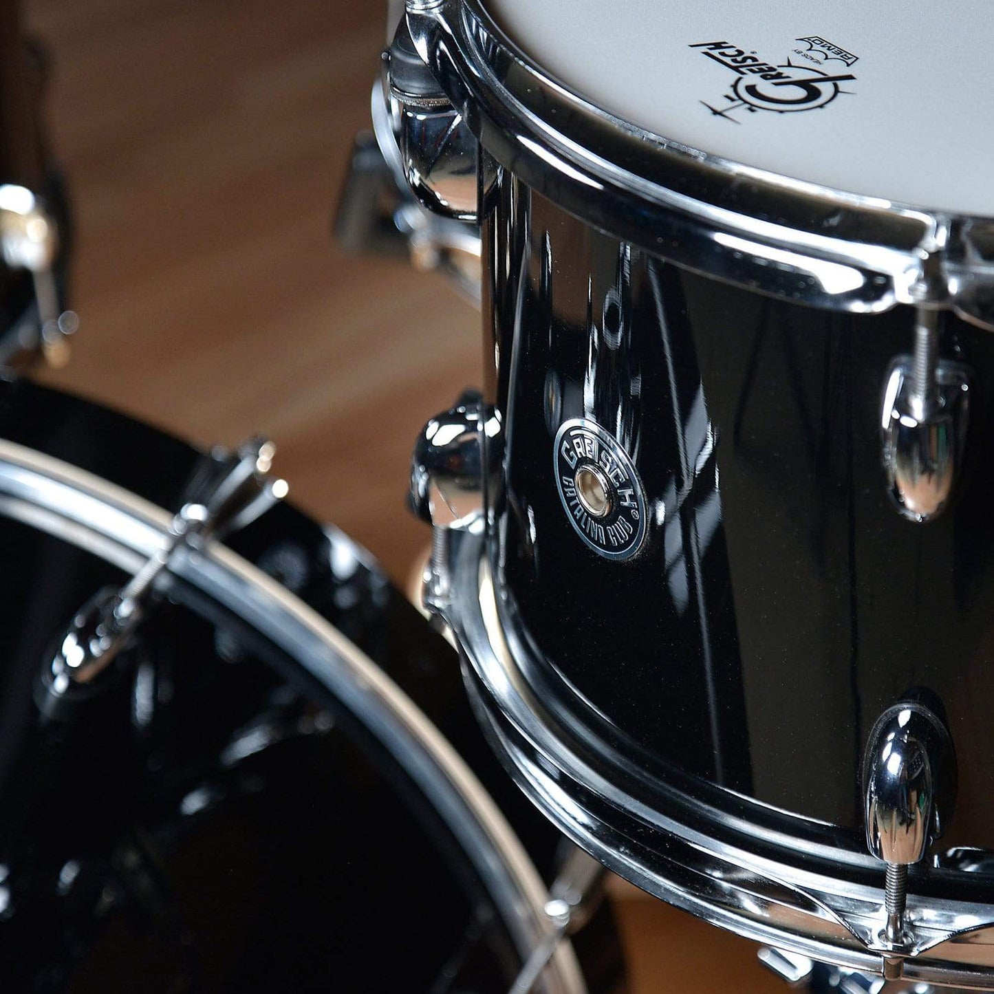 Gretsch Catalina Club 12/14/18/5x14 4pc. Drum Kit Piano Black Drums and Percussion / Acoustic Drums / Full Acoustic Kits