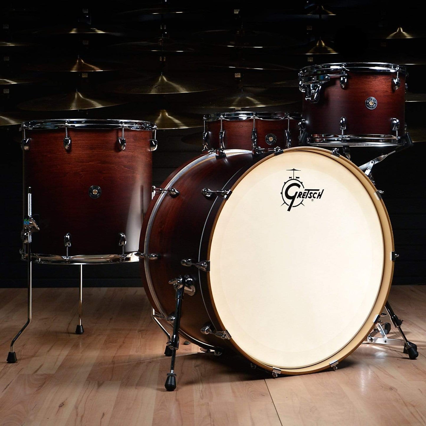 Gretsch Catalina Club 13/16/24/6.5x14 4pc. Drum Kit Satin Antique Fade Drums and Percussion / Acoustic Drums / Full Acoustic Kits