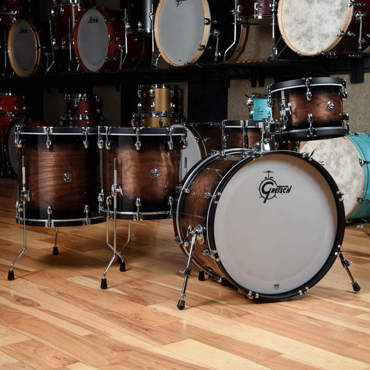Gretsch Catalina Special Edition 12/14/16/22/6.5x14 5pc. Drum Kit Walnut Burst w/Wood Hoops Drums and Percussion / Acoustic Drums / Full Acoustic Kits