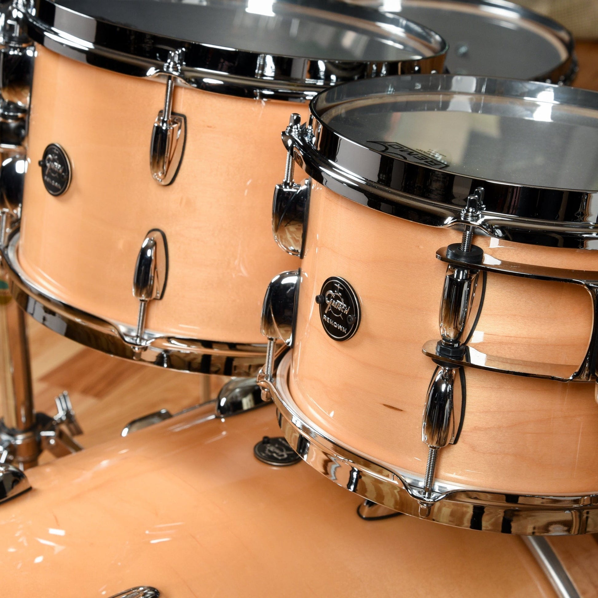 Gretsch Renown 10/12/16/22 4pc. Drum Kit Gloss Natural Drums and Percussion / Acoustic Drums / Full Acoustic Kits