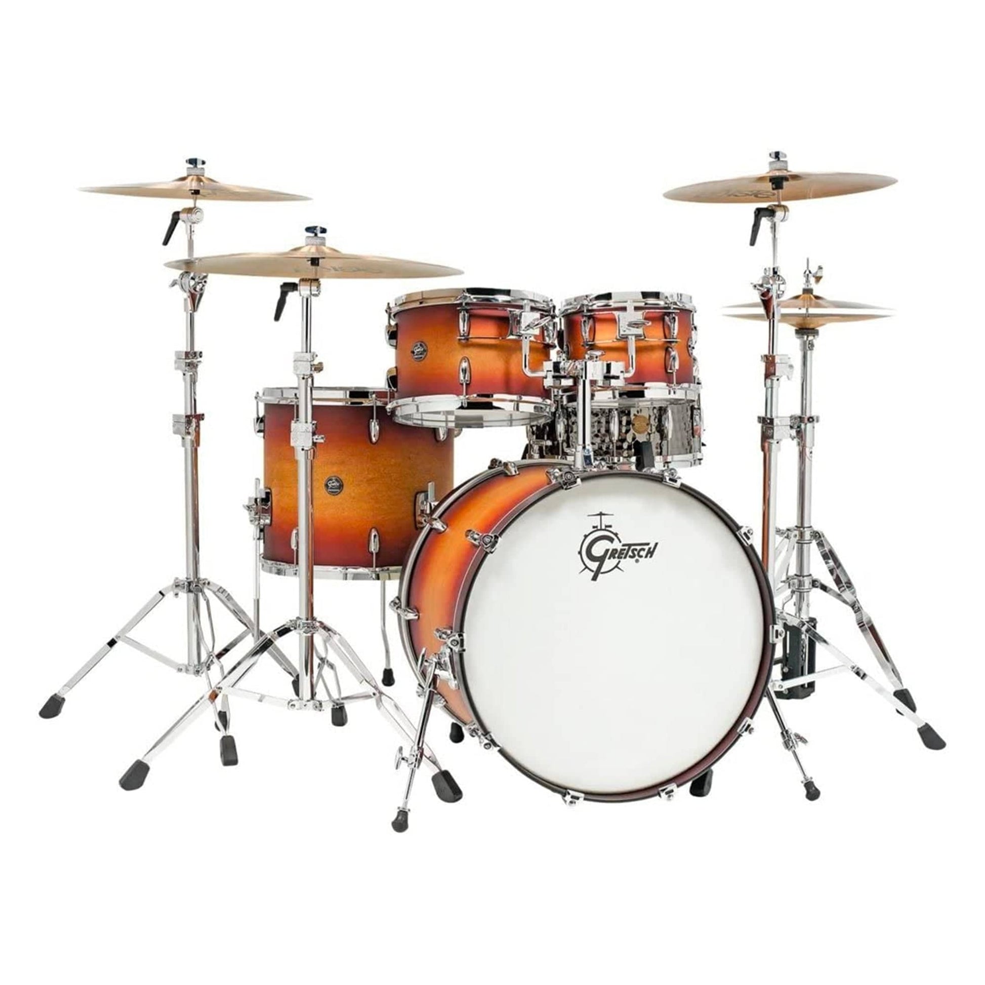 Gretsch Renown 10/12/16/22 4pc. Drum Kit Satin Tobacco Burst Drums and Percussion / Acoustic Drums / Full Acoustic Kits