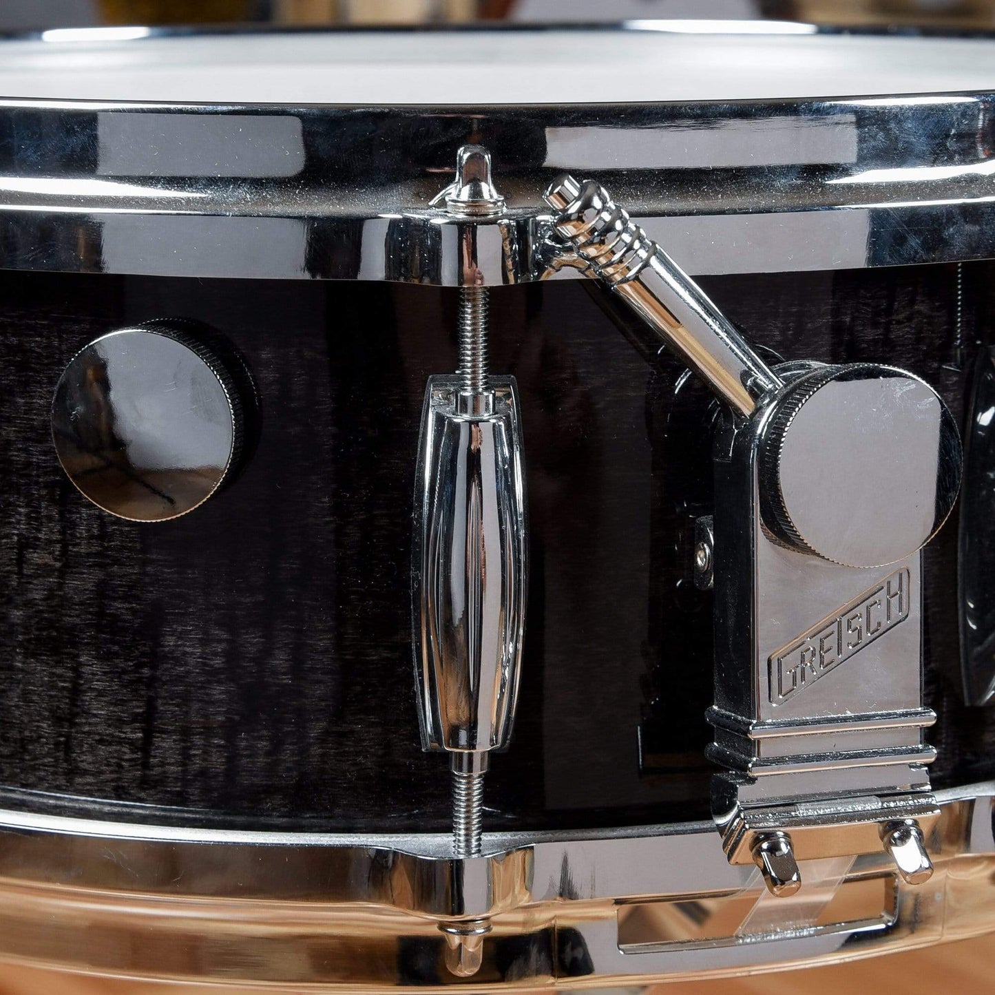 Gretsch USA Custom 12/14/18/14 4pc. Drum Kit Gloss Black (Vintage Build) Drums and Percussion / Acoustic Drums / Full Acoustic Kits