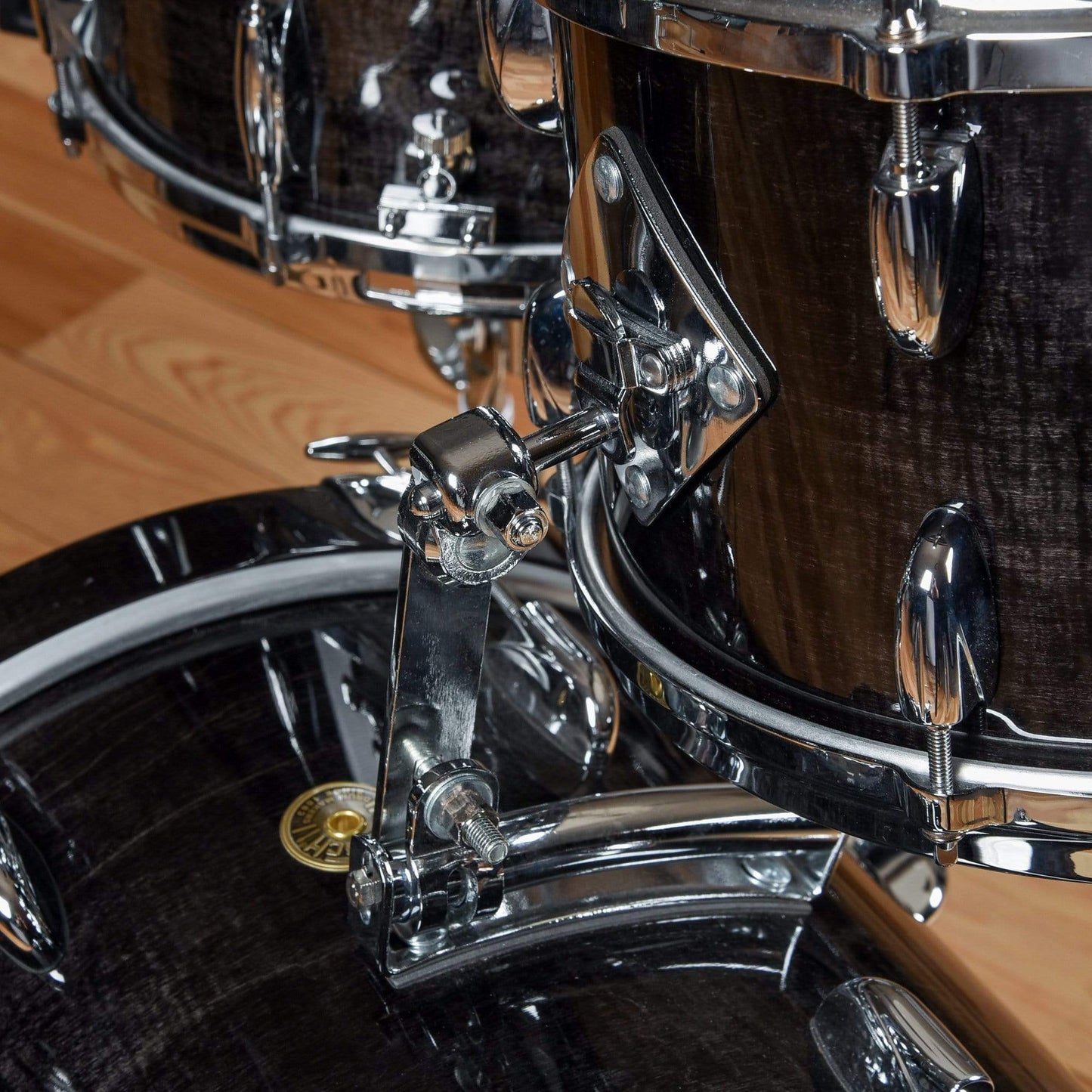 Gretsch USA Custom 12/14/18/14 4pc. Drum Kit Gloss Black (Vintage Build) Drums and Percussion / Acoustic Drums / Full Acoustic Kits