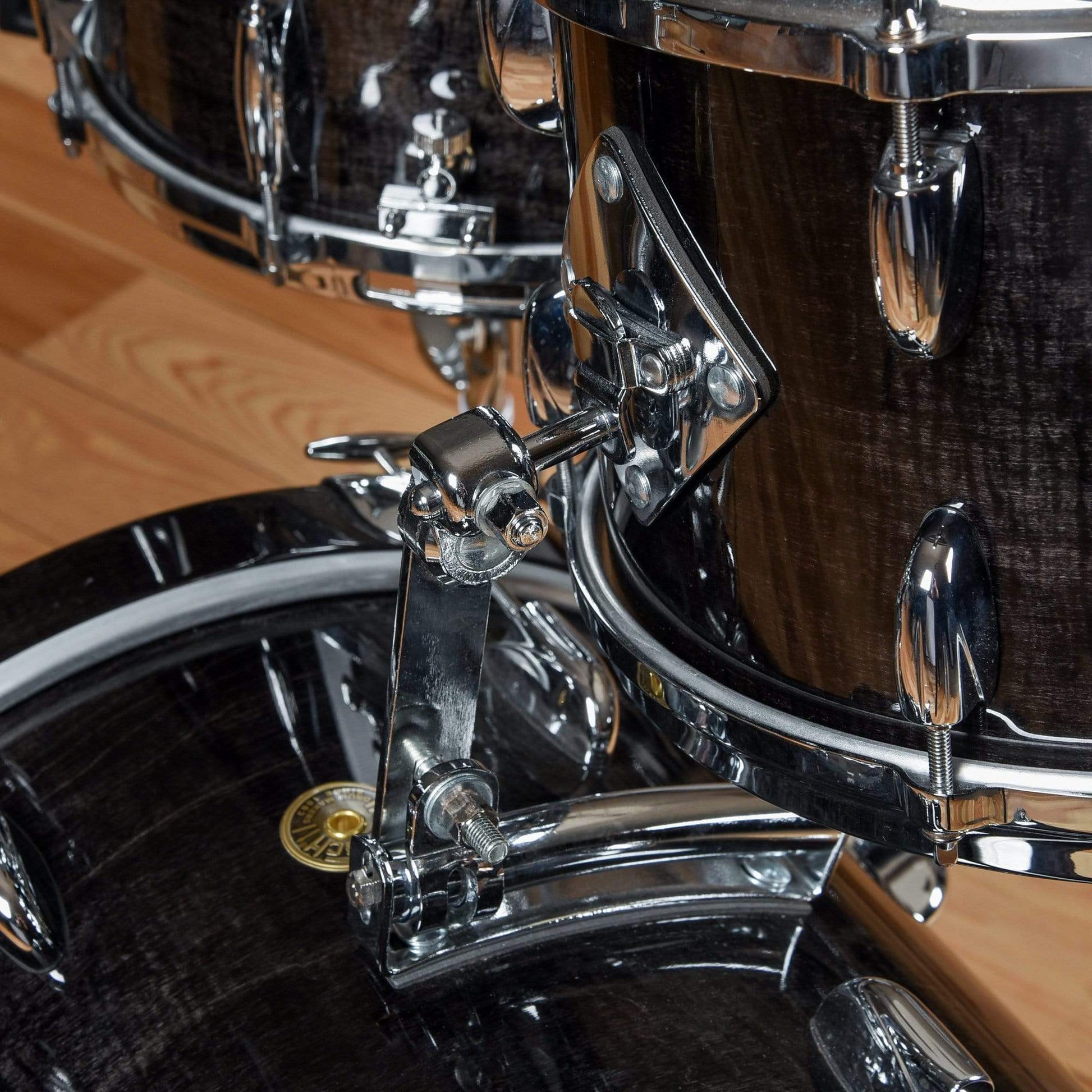 Gretsch USA Custom 12/14/18/14 4pc. Drum Kit Gloss Black (Vintage Build) Drums and Percussion / Acoustic Drums / Full Acoustic Kits