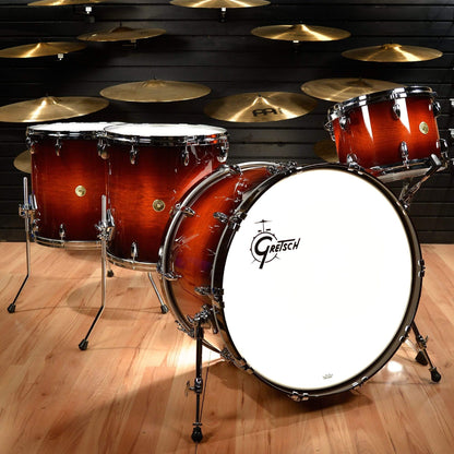 Gretsch USA Custom 13/16/18/24 4pc. Drum Kit Savannah Sunset Duco w/Keyholder Drums and Percussion / Acoustic Drums / Full Acoustic Kits