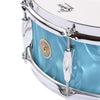 Gretsch 5.5x14 Broadkaster 8-Lug Snare Drum Aqua Satin Flame Drums and Percussion / Acoustic Drums / Snare