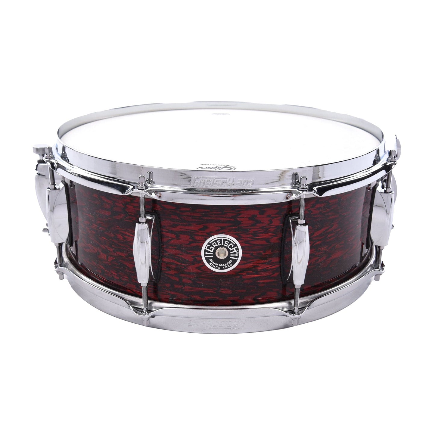 Gretsch 5.5x14 Brooklyn Snare Drum Red Silk Onyx (CME Exclusive) Drums and Percussion / Acoustic Drums / Snare