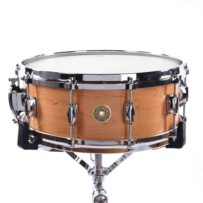 Gretsch 5.5x14 USA Custom Solid Maple Snare Drum Millennium Maple Gloss Lacquer Drums and Percussion / Acoustic Drums / Snare