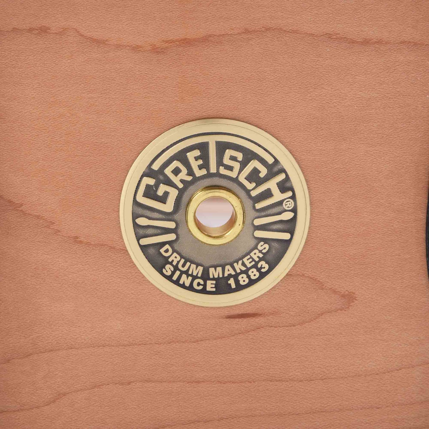 Gretsch 5.5x14 USA Custom Solid Maple Snare Drum Millennium Maple Gloss Lacquer Drums and Percussion / Acoustic Drums / Snare