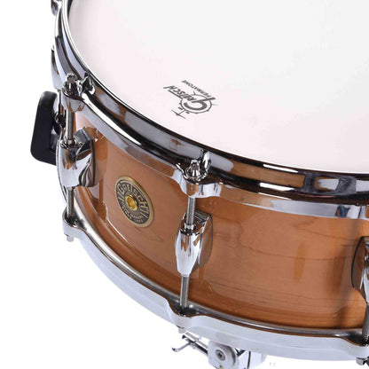 Gretsch 5.5x14 USA Custom Solid Maple Snare Drum Millennium Maple Gloss Lacquer Drums and Percussion / Acoustic Drums / Snare