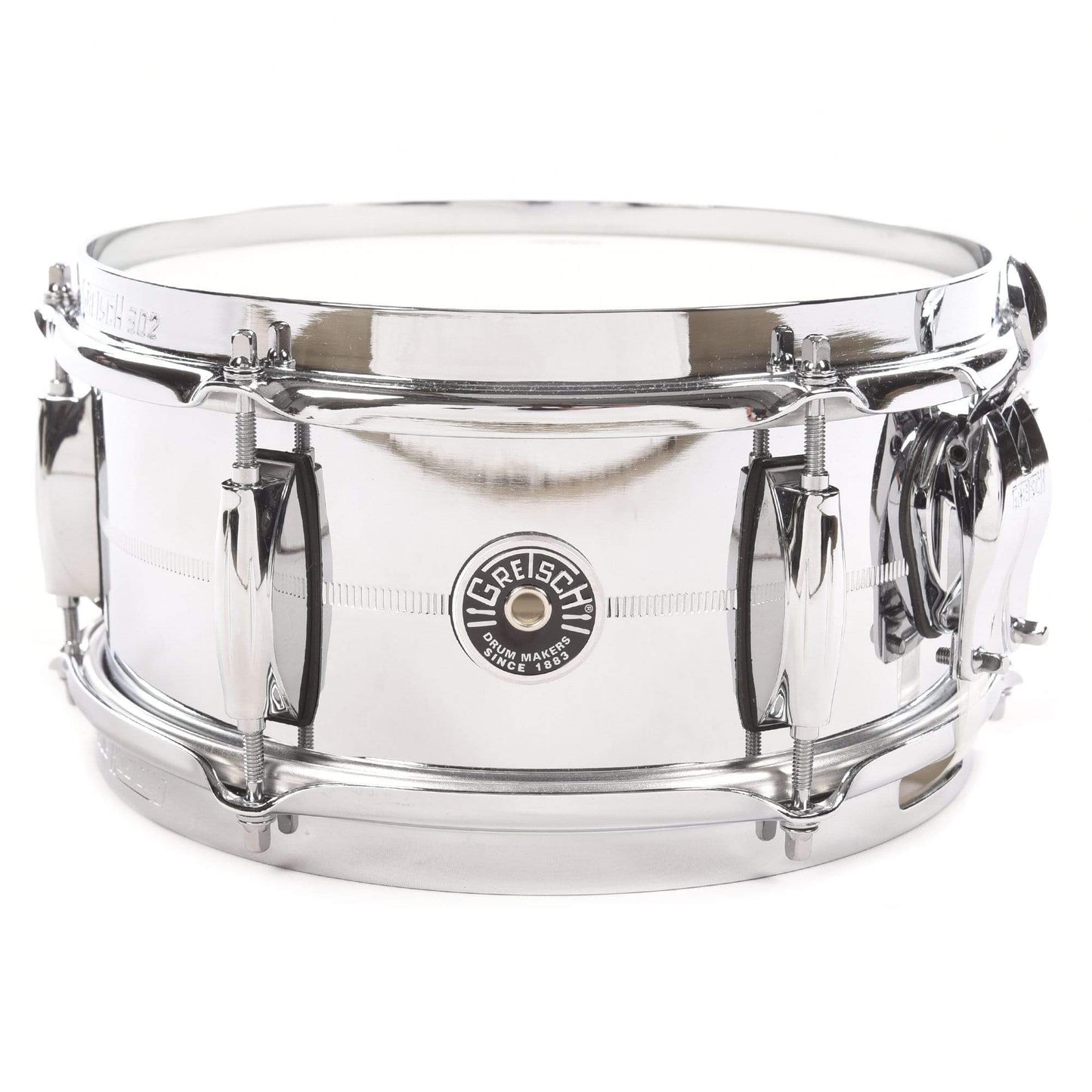 Gretsch 5x10 Brooklyn Chrome Over Steel Snare Drum Drums and Percussion / Acoustic Drums / Snare