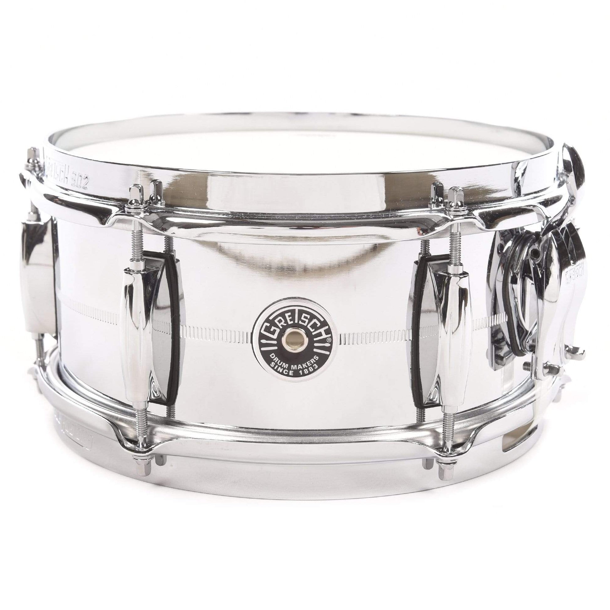 Gretsch 5x10 Brooklyn Chrome Over Steel Snare Drum Drums and Percussion / Acoustic Drums / Snare