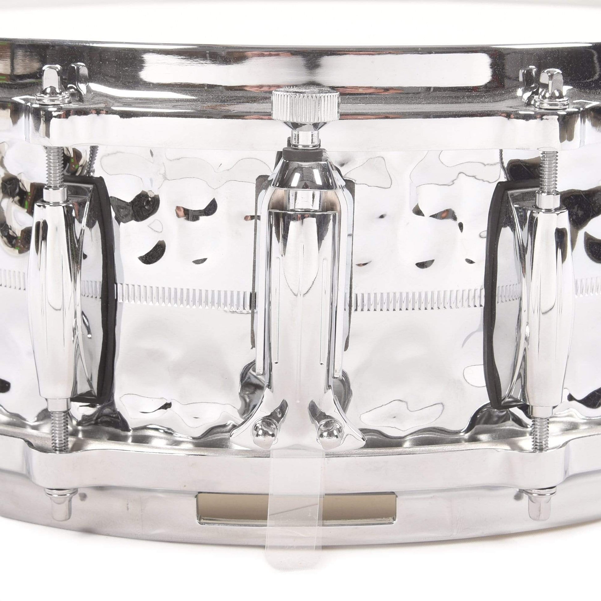 Gretsch 5x14 USA Custom Hammered Chrome Over Brass Snare Drum Drums and Percussion / Acoustic Drums / Snare