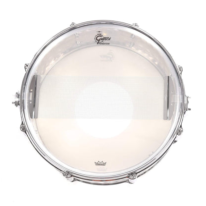 Gretsch 5x14 USA Custom Hammered Chrome Over Brass Snare Drum Drums and Percussion / Acoustic Drums / Snare