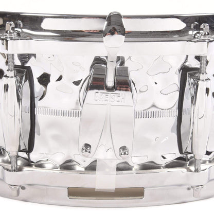 Gretsch 5x14 USA Custom Hammered Chrome Over Brass Snare Drum Drums and Percussion / Acoustic Drums / Snare