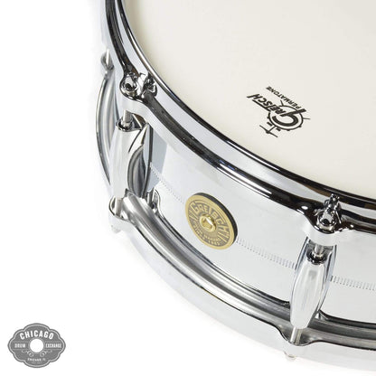 Gretsch 5x14 USA G-4000 Chrome Over Brass Snare Drum Drums and Percussion / Acoustic Drums / Snare