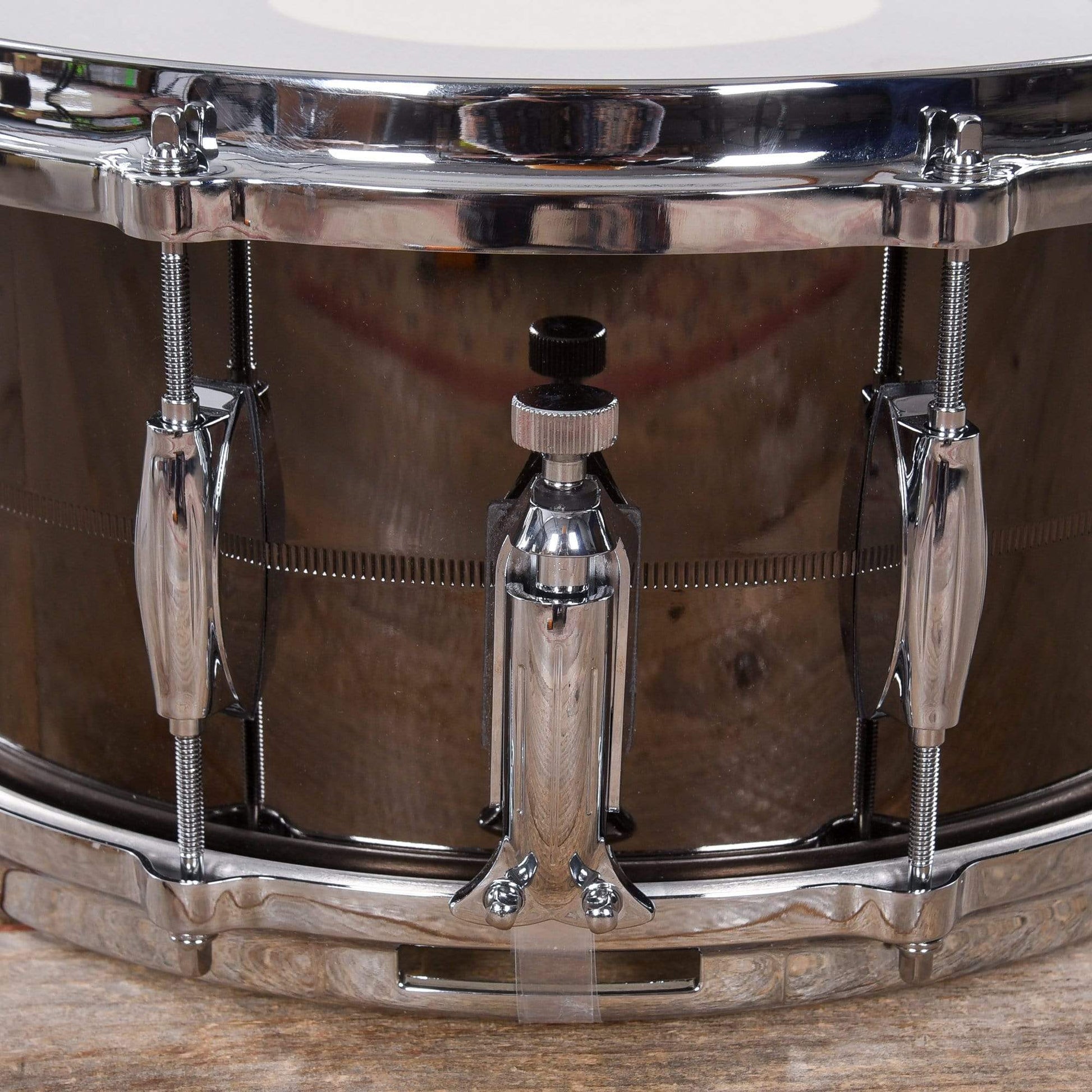 Gretsch 6.5x14 Black Chrome Over Solid Steel Limited Edition 8-Lug Snare Drum Drums and Percussion / Acoustic Drums / Snare