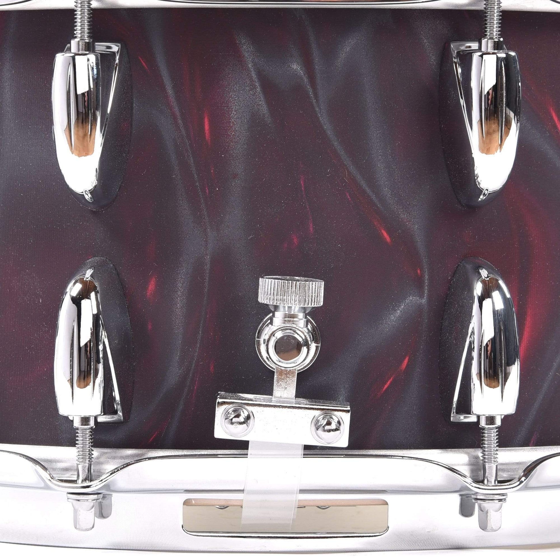 Gretsch 6.5x14 Broadkaster 20-Lug Snare Drum Black Satin Flame Drums and Percussion / Acoustic Drums / Snare