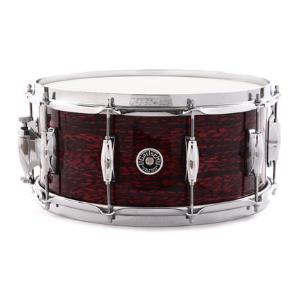 Gretsch 6.5x14 Brooklyn Snare Drum Red Silk Onyx Drums and Percussion / Acoustic Drums / Snare