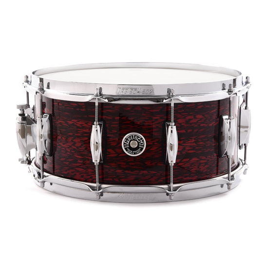 Gretsch 6.5x14 Brooklyn Snare Drum Red Silk Onyx Drums and Percussion / Acoustic Drums / Snare
