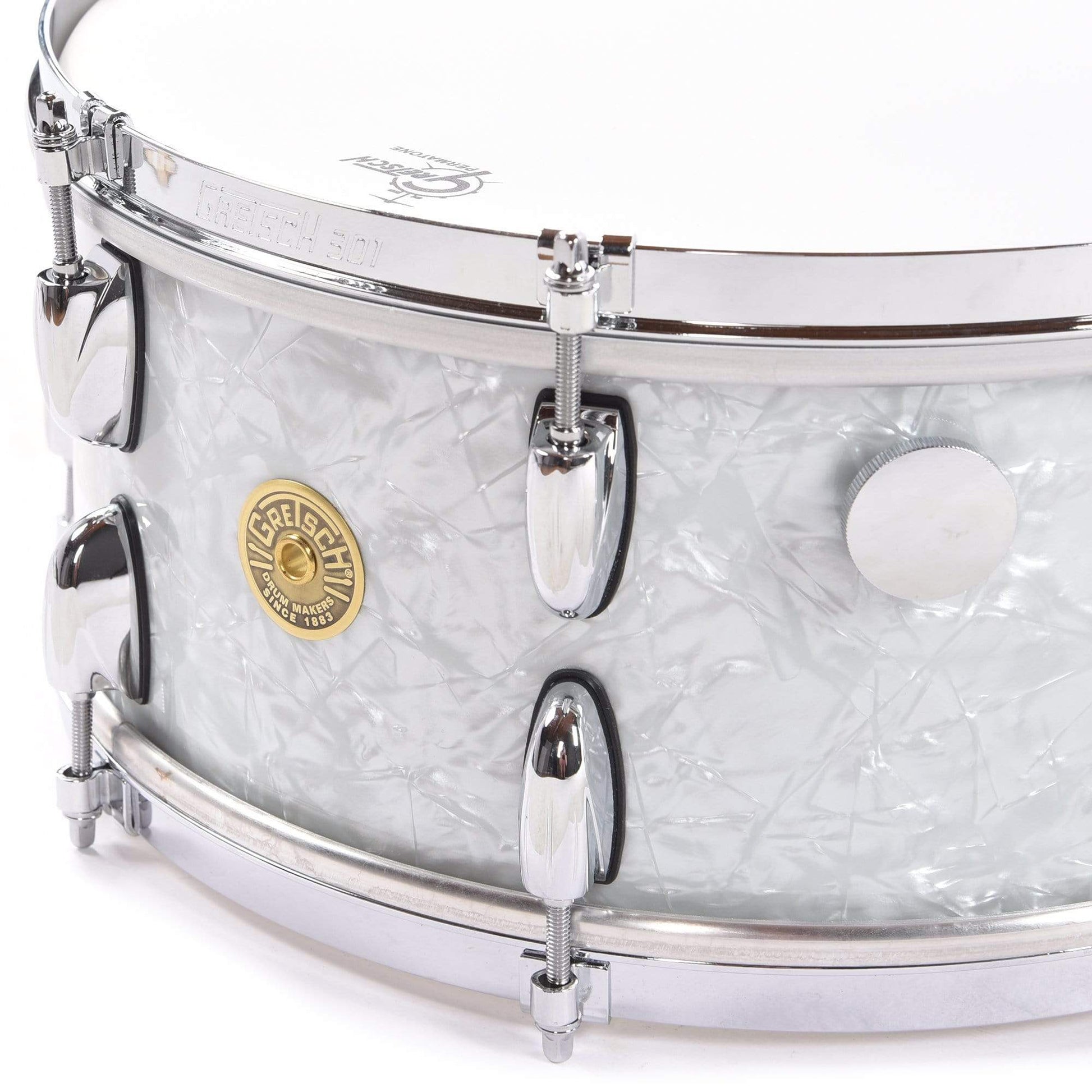 Gretsch 6.5x14 USA Custom Retro Snare Drum 60's Vintage Marine Pearl Drums and Percussion / Acoustic Drums / Snare