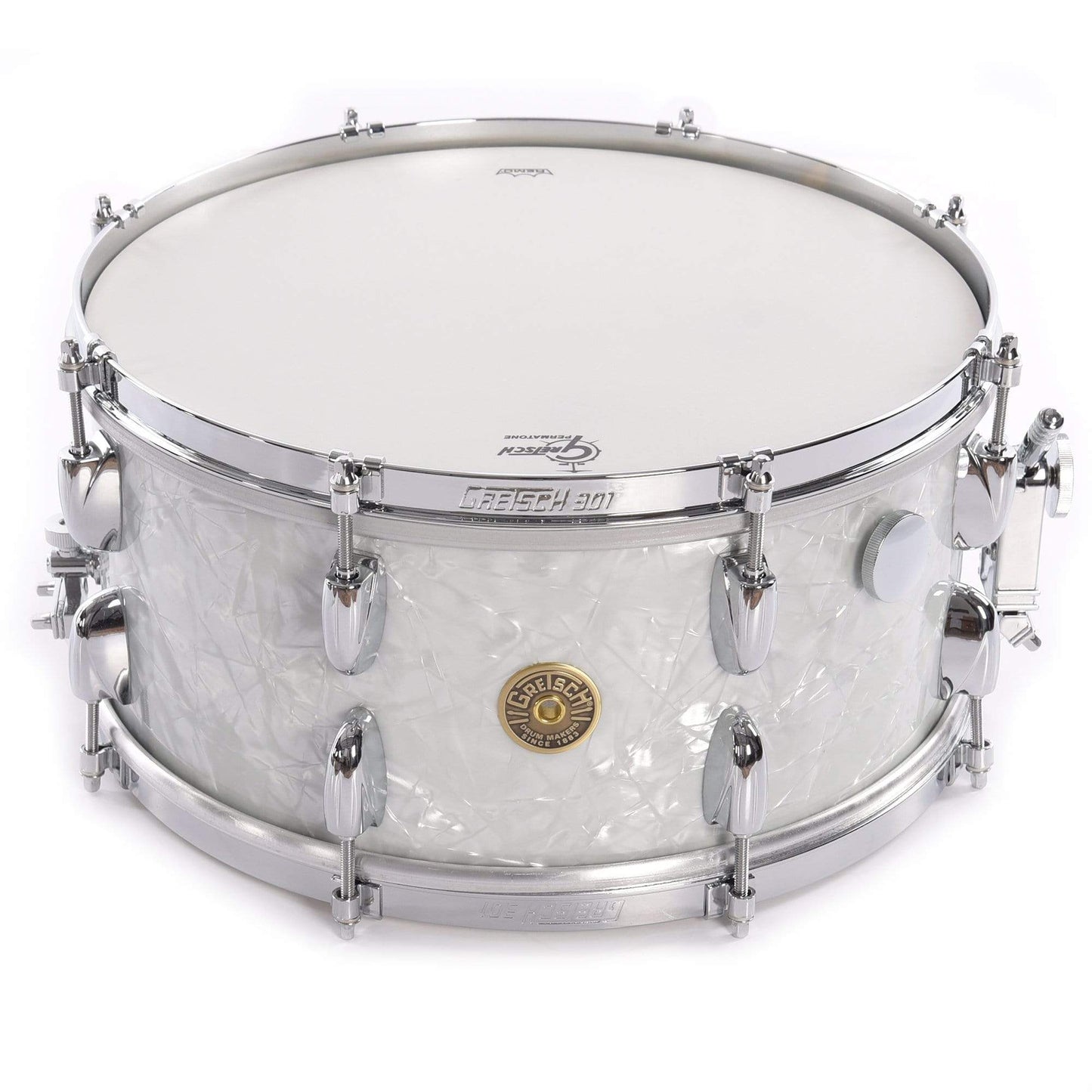 Gretsch 6.5x14 USA Custom Retro Snare Drum 60's Vintage Marine Pearl Drums and Percussion / Acoustic Drums / Snare