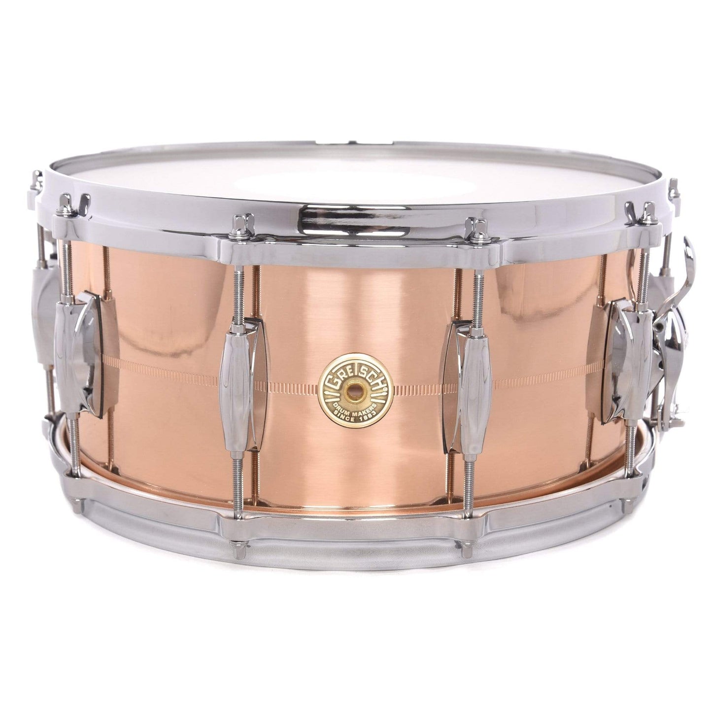 Gretsch 6.5x14 USA G-4000 Solid Phosphor Bronze Snare Drum Drums and Percussion / Acoustic Drums / Snare
