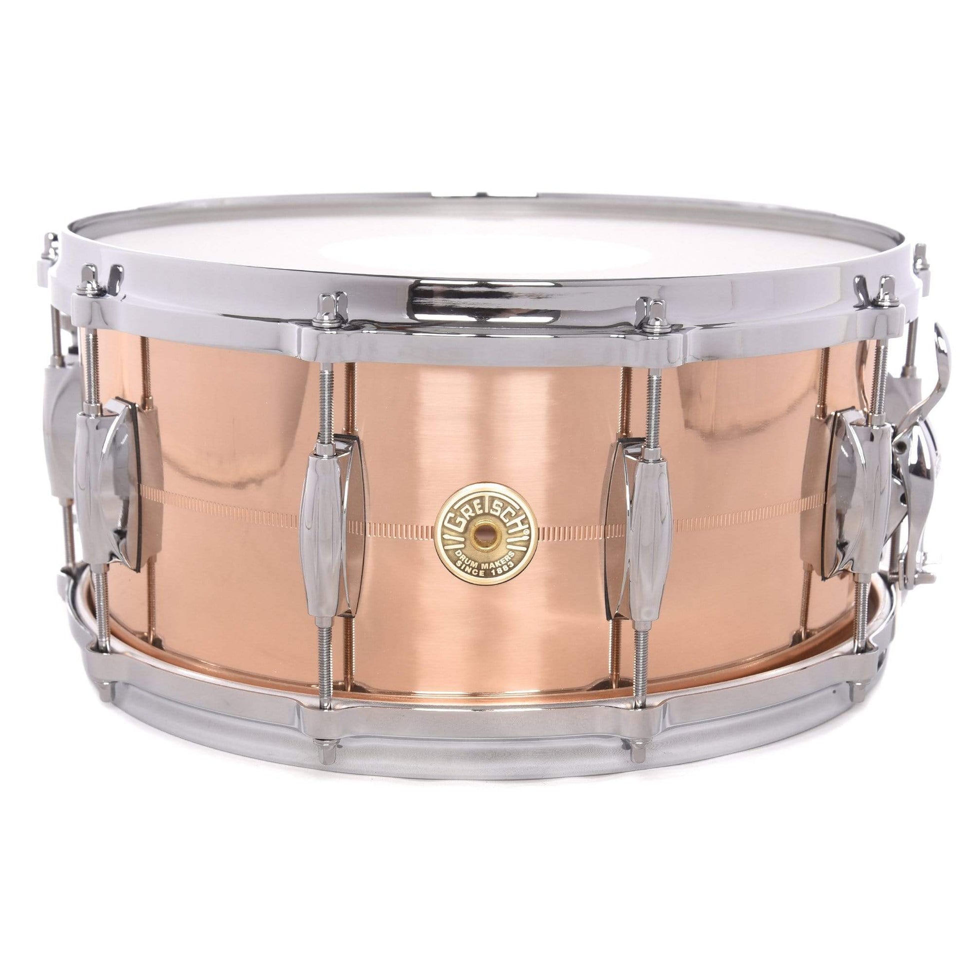 Gretsch 6.5x14 USA G-4000 Solid Phosphor Bronze Snare Drum Drums and Percussion / Acoustic Drums / Snare