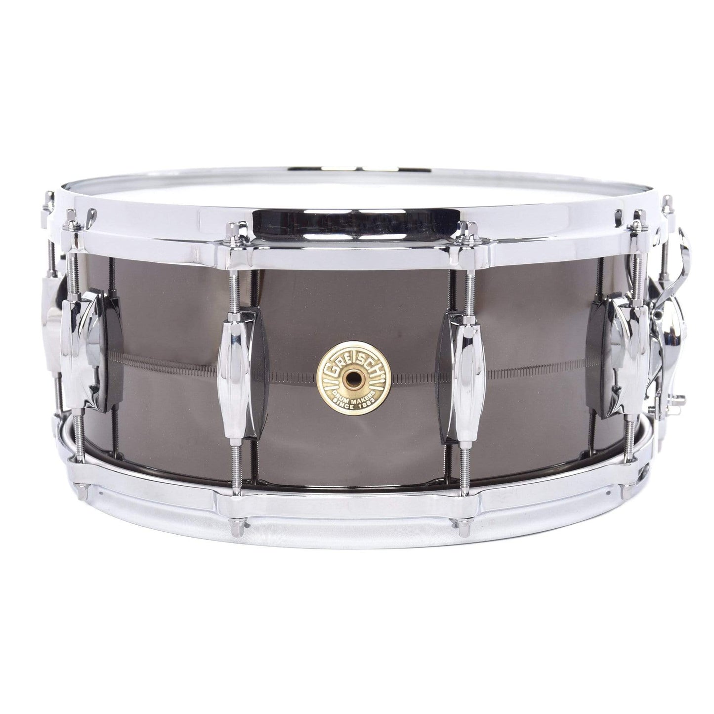 Gretsch 6x14 USA Custom Black Nickel Over Brass Snare Drum Drums and Percussion / Acoustic Drums / Snare