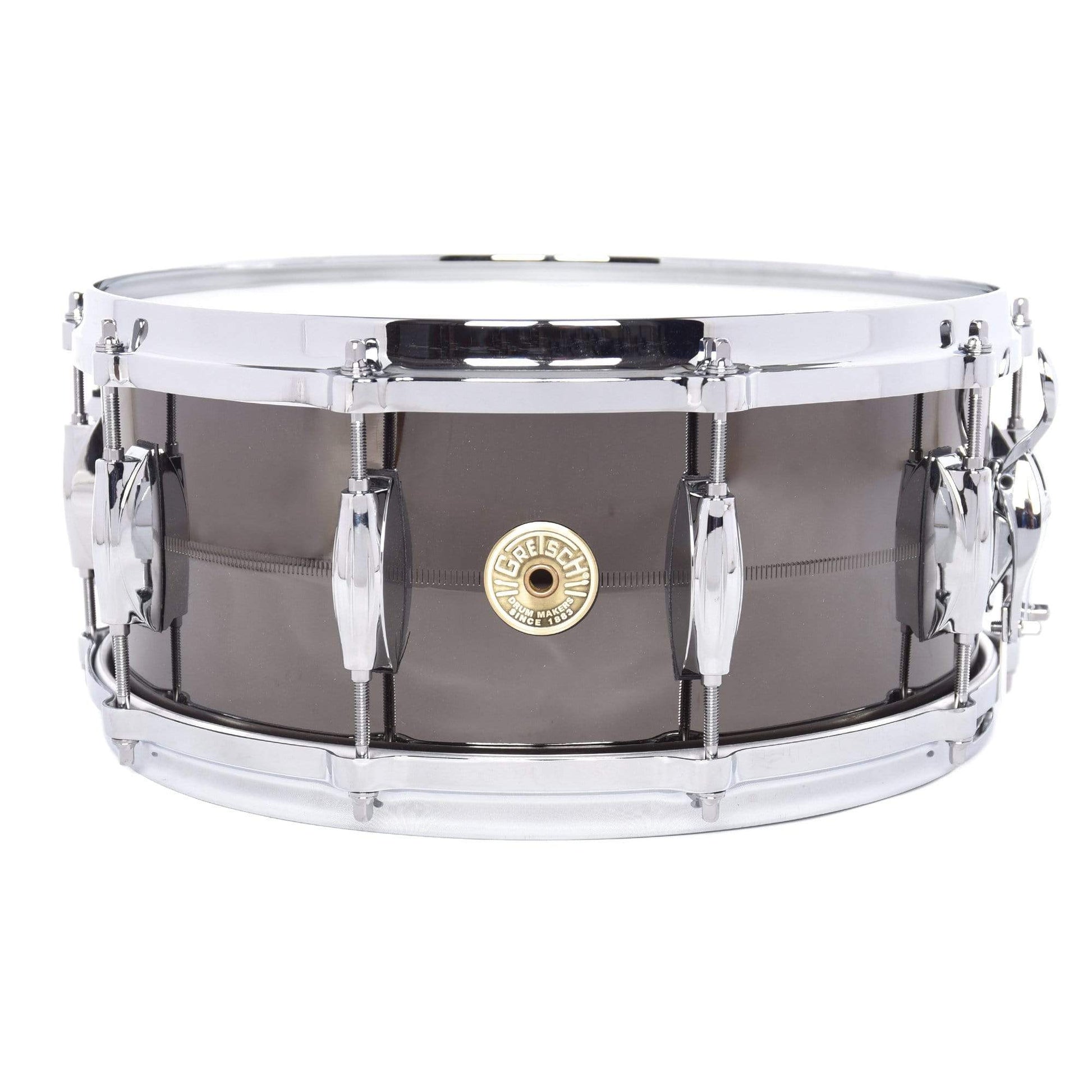 Gretsch 6x14 USA Custom Black Nickel Over Brass Snare Drum Drums and Percussion / Acoustic Drums / Snare