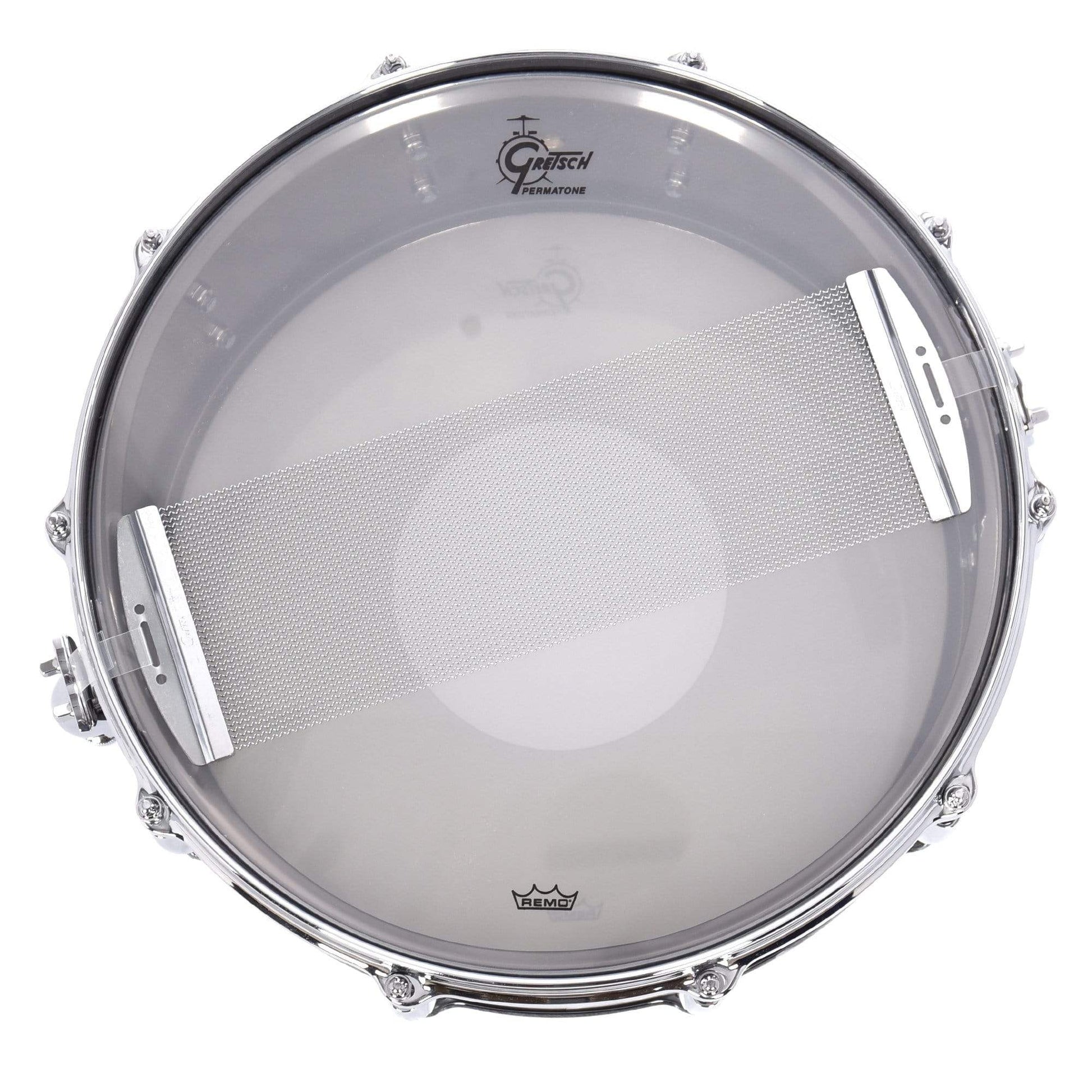 Gretsch 6x14 USA Custom Black Nickel Over Brass Snare Drum Drums and Percussion / Acoustic Drums / Snare