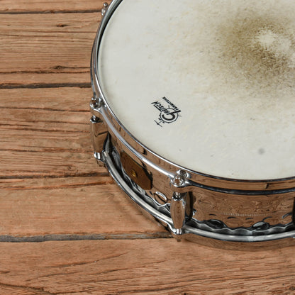 Gretsch Drums 5x14 Hammered Chrome over Brass Snare Drum USED Drums and Percussion / Acoustic Drums / Snare