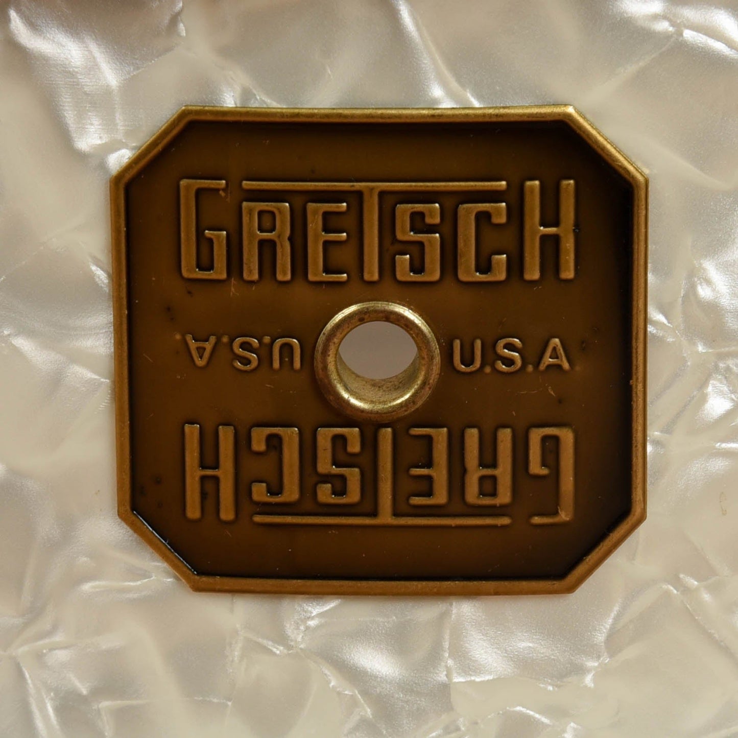 Gretsch Drums 5x14 USA Custom Snare Drum White Marine Pearl Drums and Percussion / Acoustic Drums / Snare