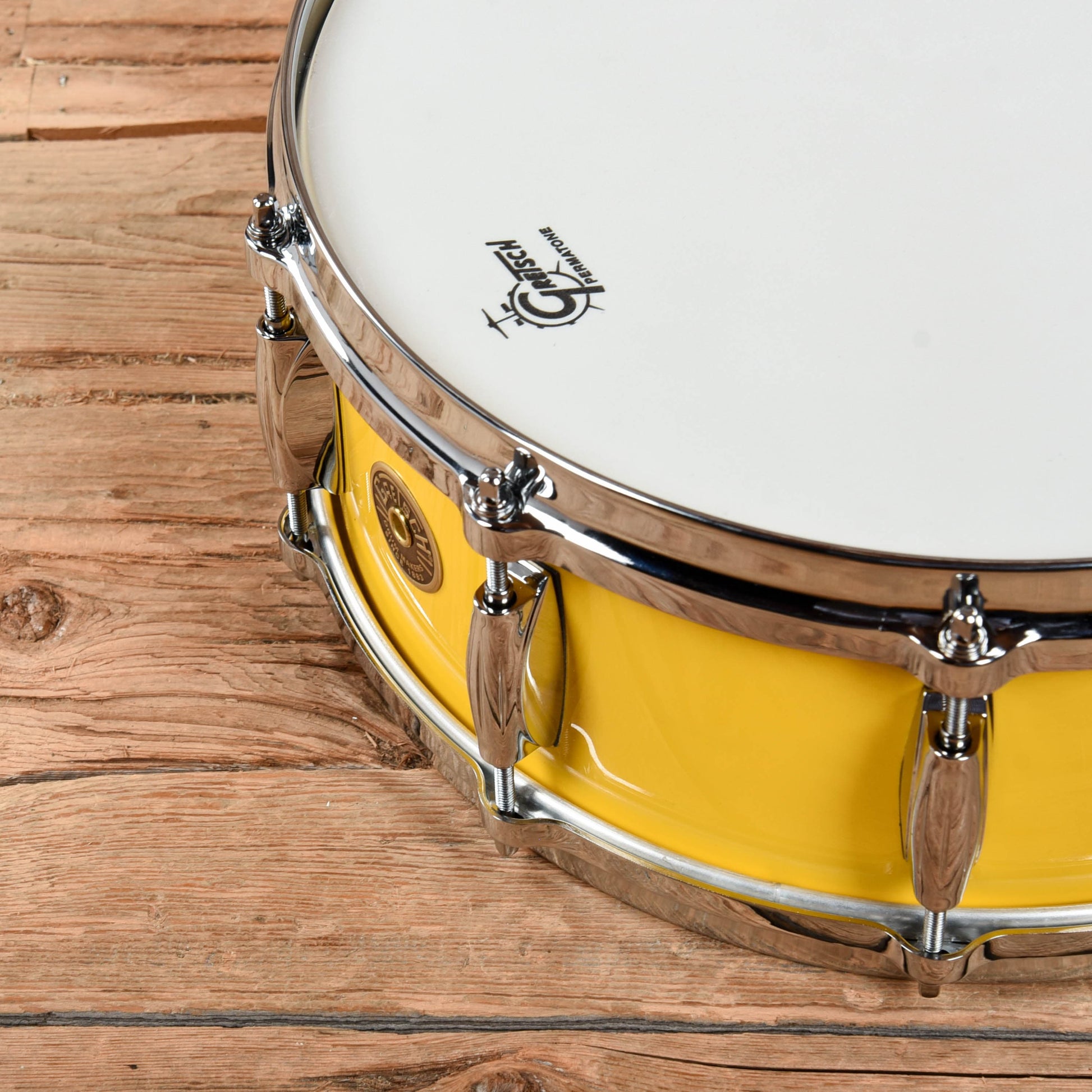 Gretsch Drums USA Custom 5.5x14 Tony Williams Snare Drum Yellow Gloss 2022 Drums and Percussion / Acoustic Drums / Snare
