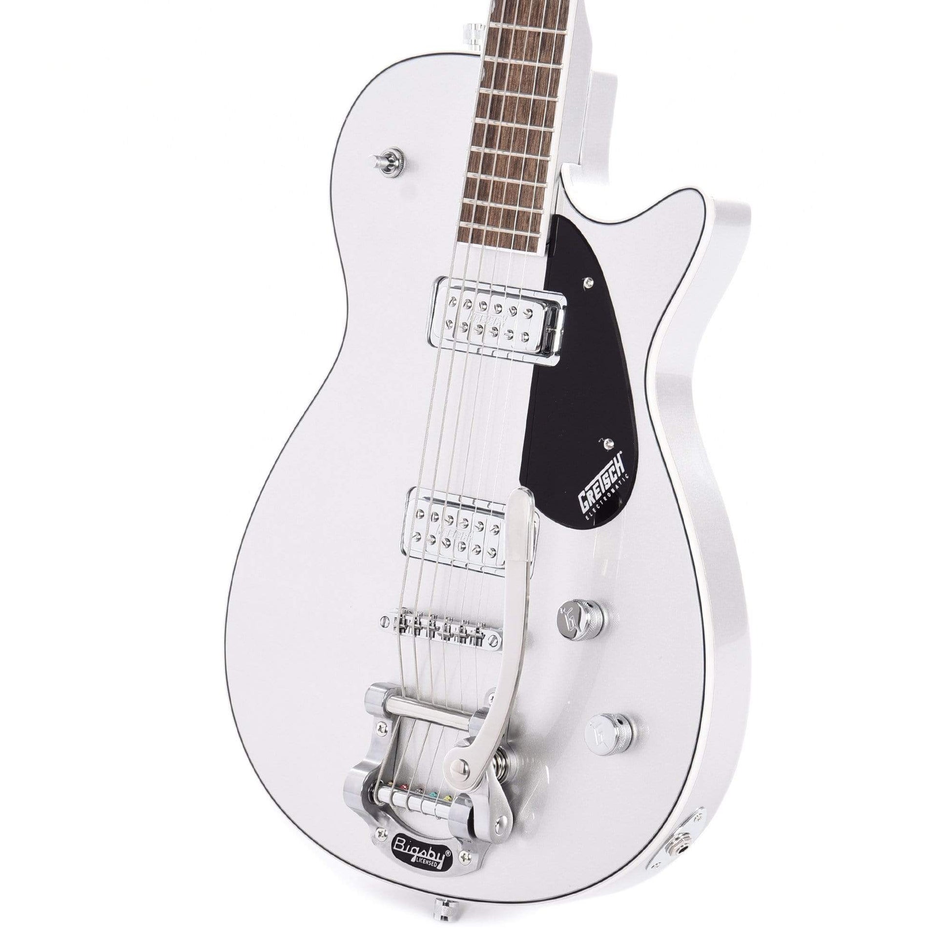 Gretsch G5260T Electromatic Jet Baritone Airline Silver w/Bigsby Electric Guitars / Baritone