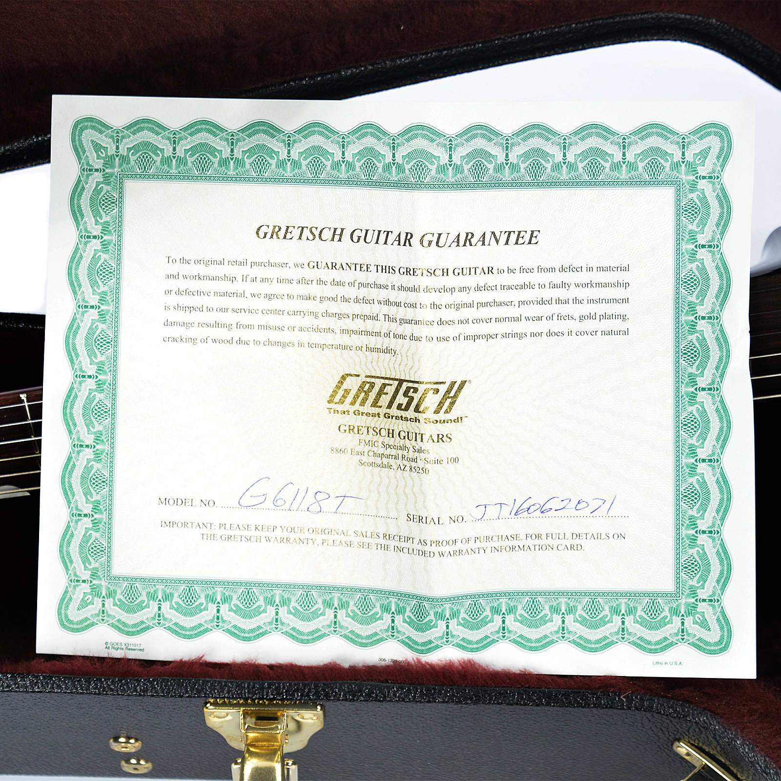 Gretsch 6118T-LIV Anniversary Lotus Ivory Electric Guitars / Hollow Body