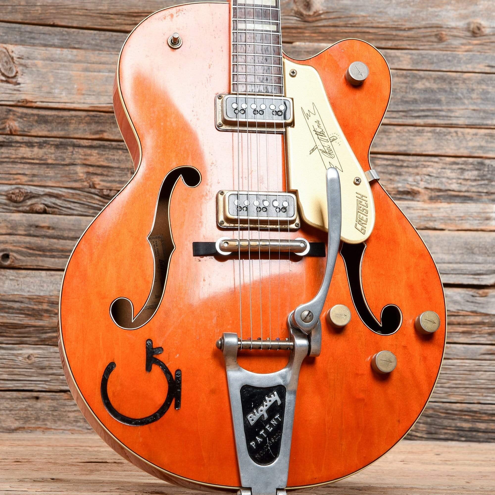 Gretsch 6120 Chet Atkins Hollowbody Orange 1956 Electric Guitars / Hollow Body