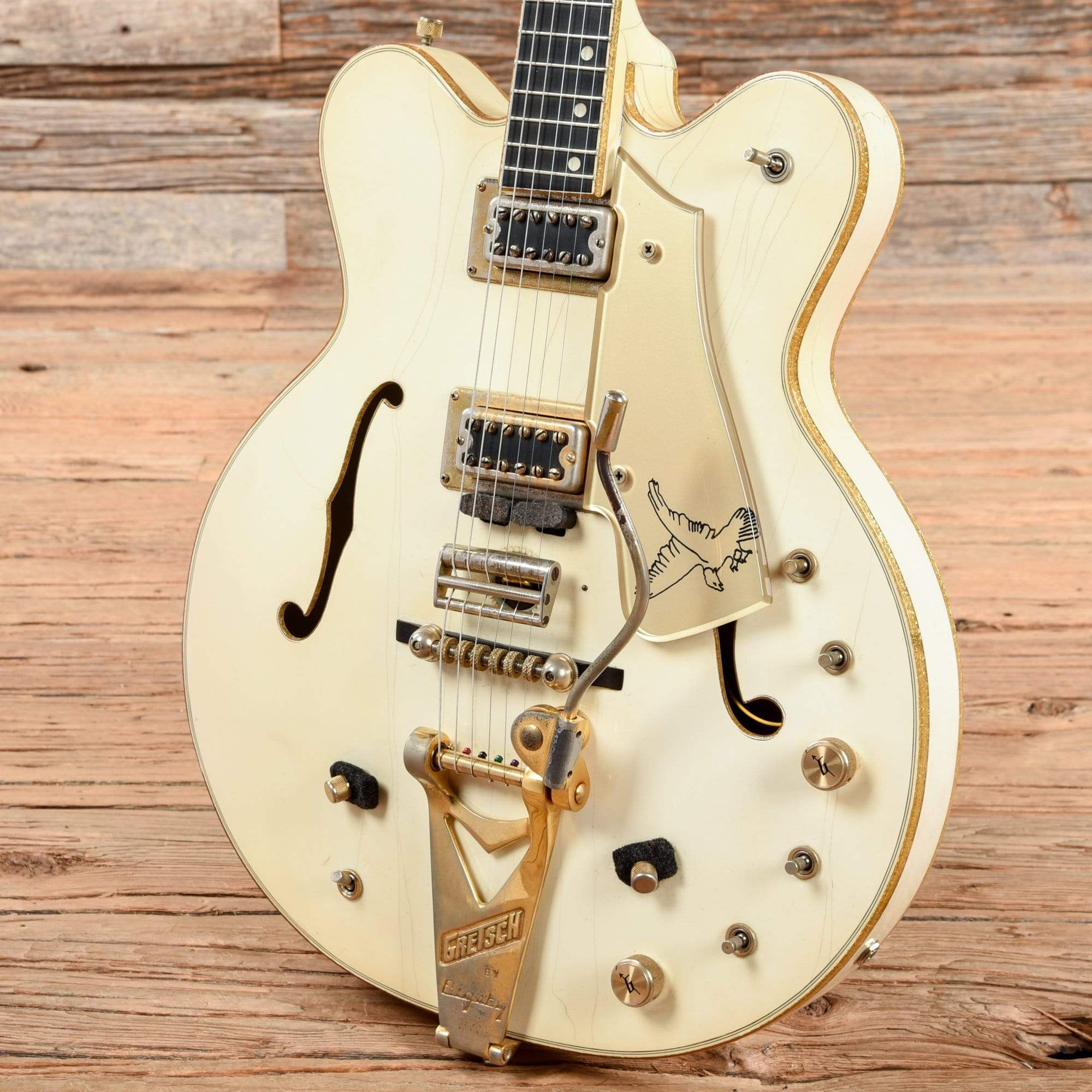 Gretsch 7595 White Falcon Stereo White 1973 Electric Guitars / Hollow Body