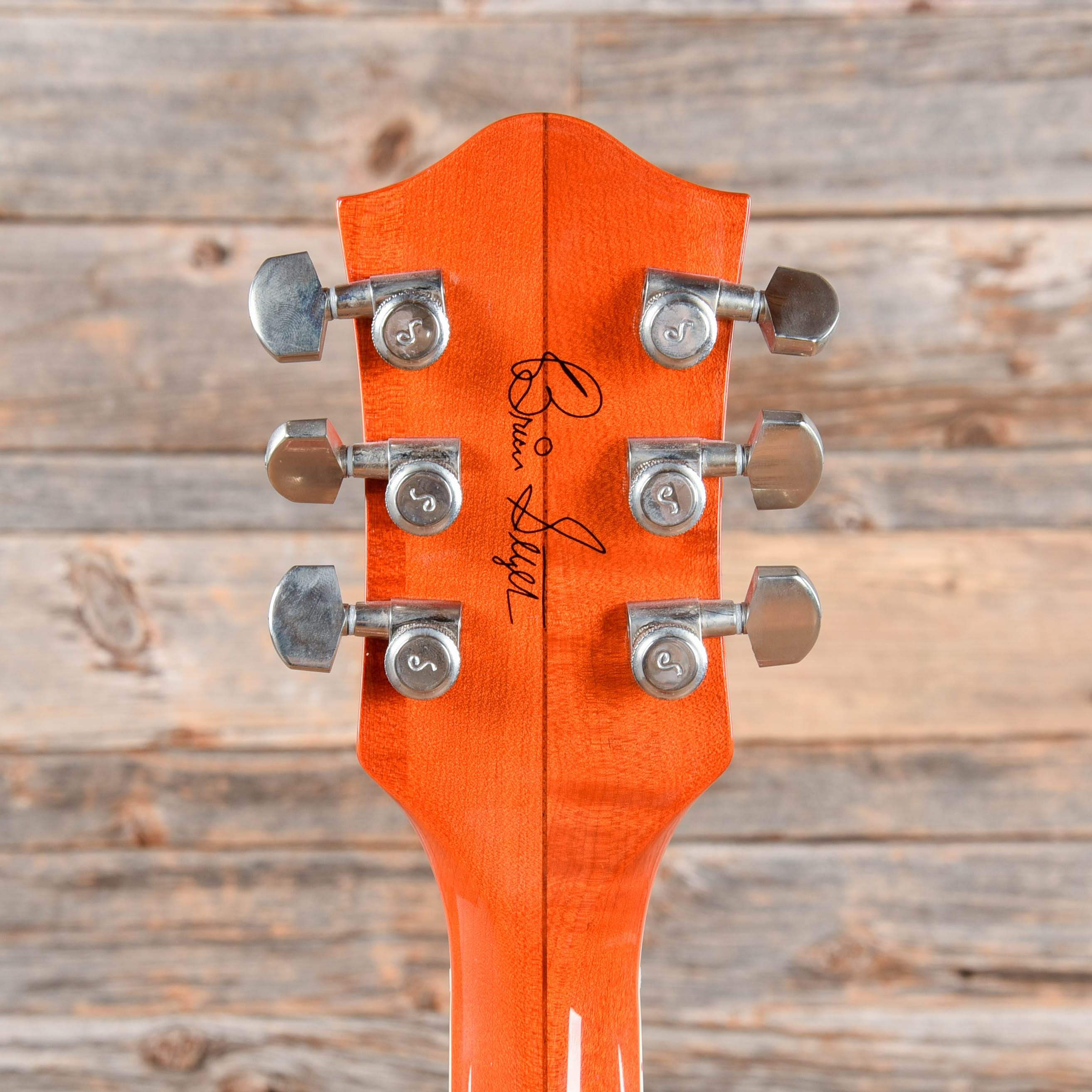 Gretsch Brian Setzer 6120 Orange Tiger Flame Maple 2014 Electric Guitars / Hollow Body